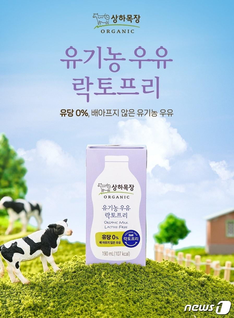 본문 이미지 - '상하목장 유기농 우유 락토프리'.(매일유업 제공)