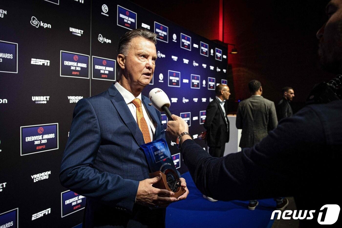 루이스 판 할 전 네덜란드 대표팀 감독.  ⓒ AFP=뉴스1