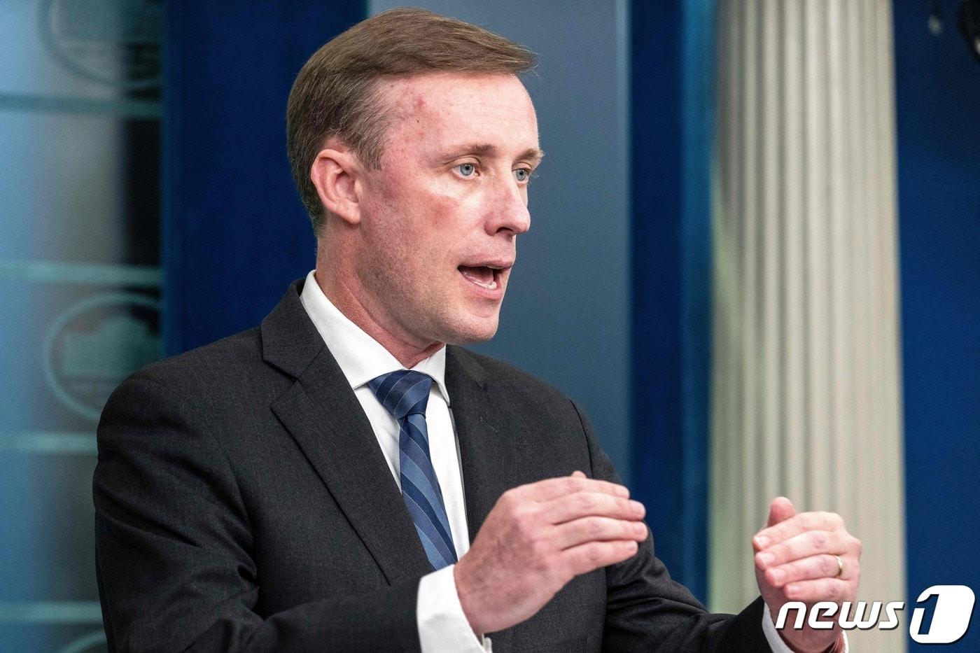 본문 이미지 - 제이크 설리번 백악관 국가안보보좌관. 2023.9.6 ⓒ AFP=뉴스1 ⓒ News1 우동명 기자