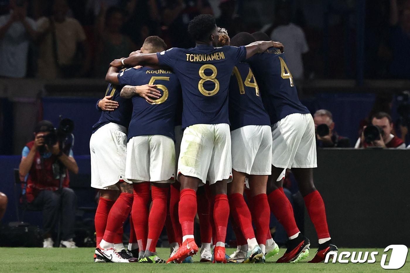 2024 유럽축구연맹(UEFA) 유럽축구선수권(유로) 예선 5연승을 이어간 프랑스. ⓒ AFP=뉴스1