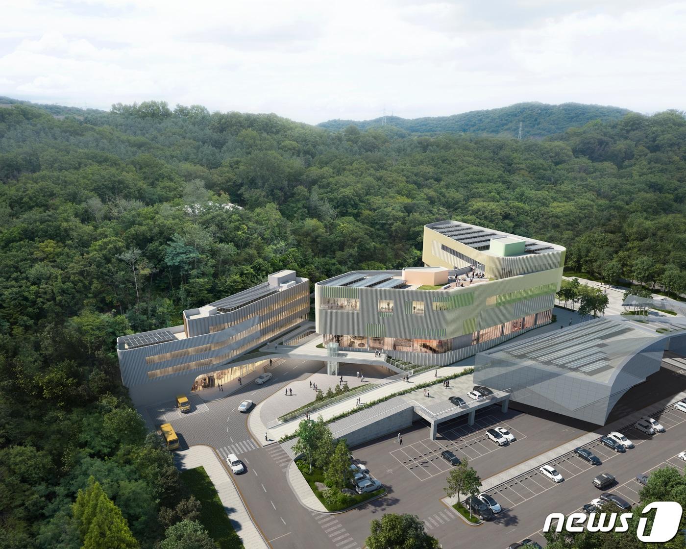 본문 이미지 - 인천 혁신육아복합센터 조감도.