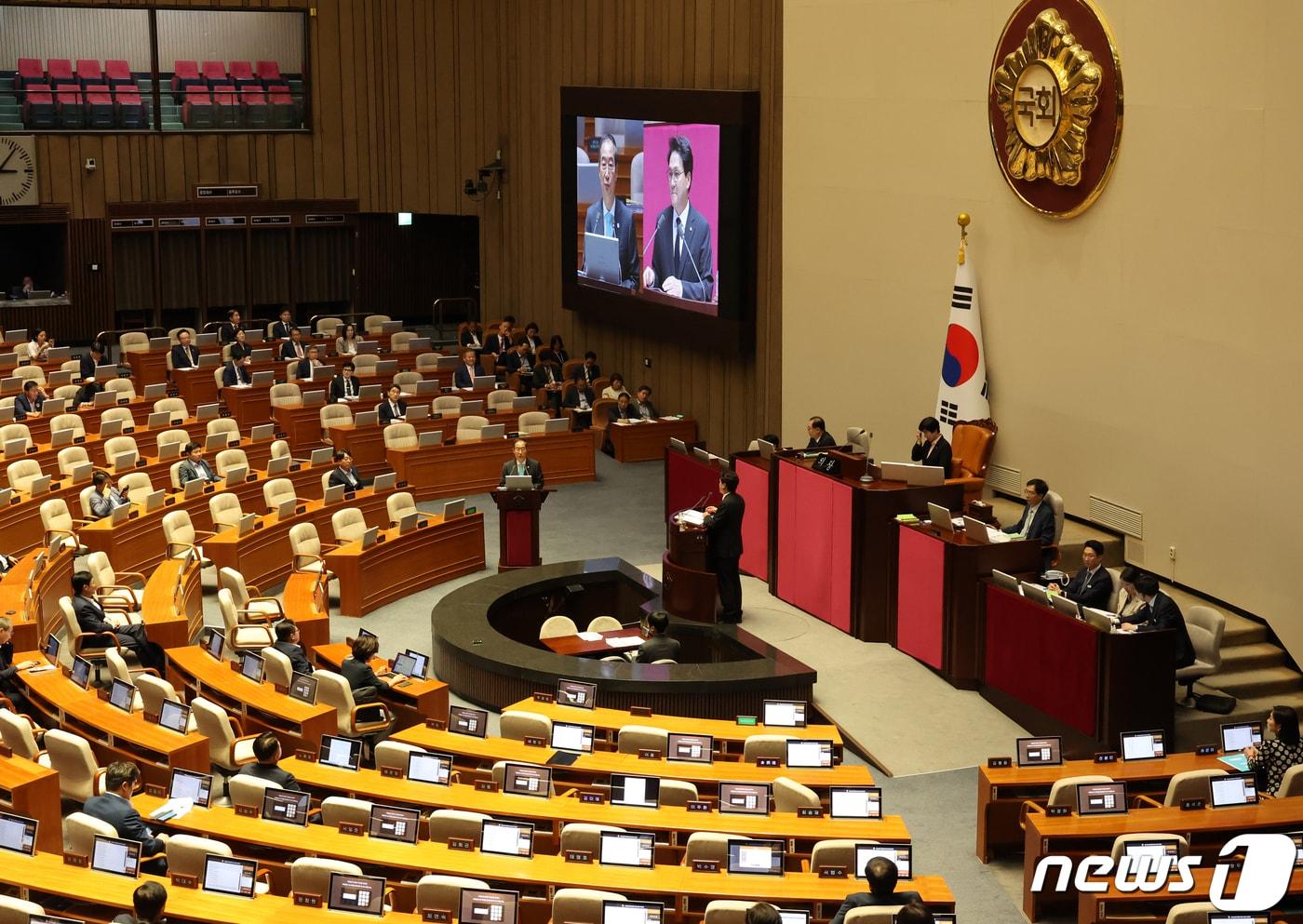 본문 이미지 - 서울 여의도 국회 본회의장 자료사진. ⓒ News1 