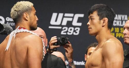 본문 이미지 - 정다운(오른쪽).(UFC 제공)