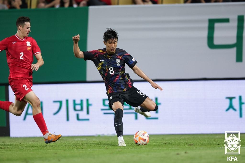본문 이미지 - 권혁규.. (대한축구협회 제공) 2023.9.9/뉴스1