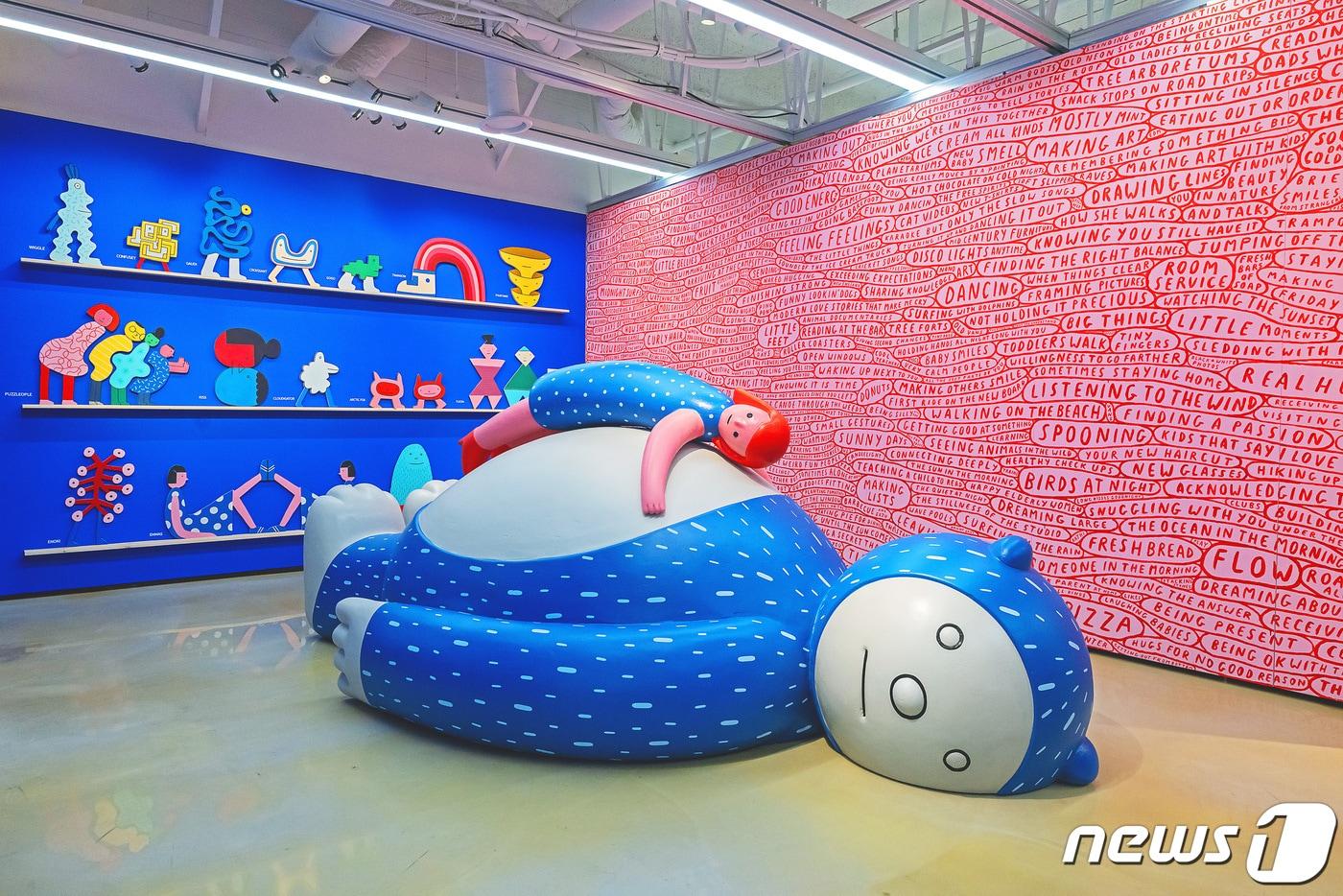   브라이언 레 전시장 공간(노루페인트 제공)