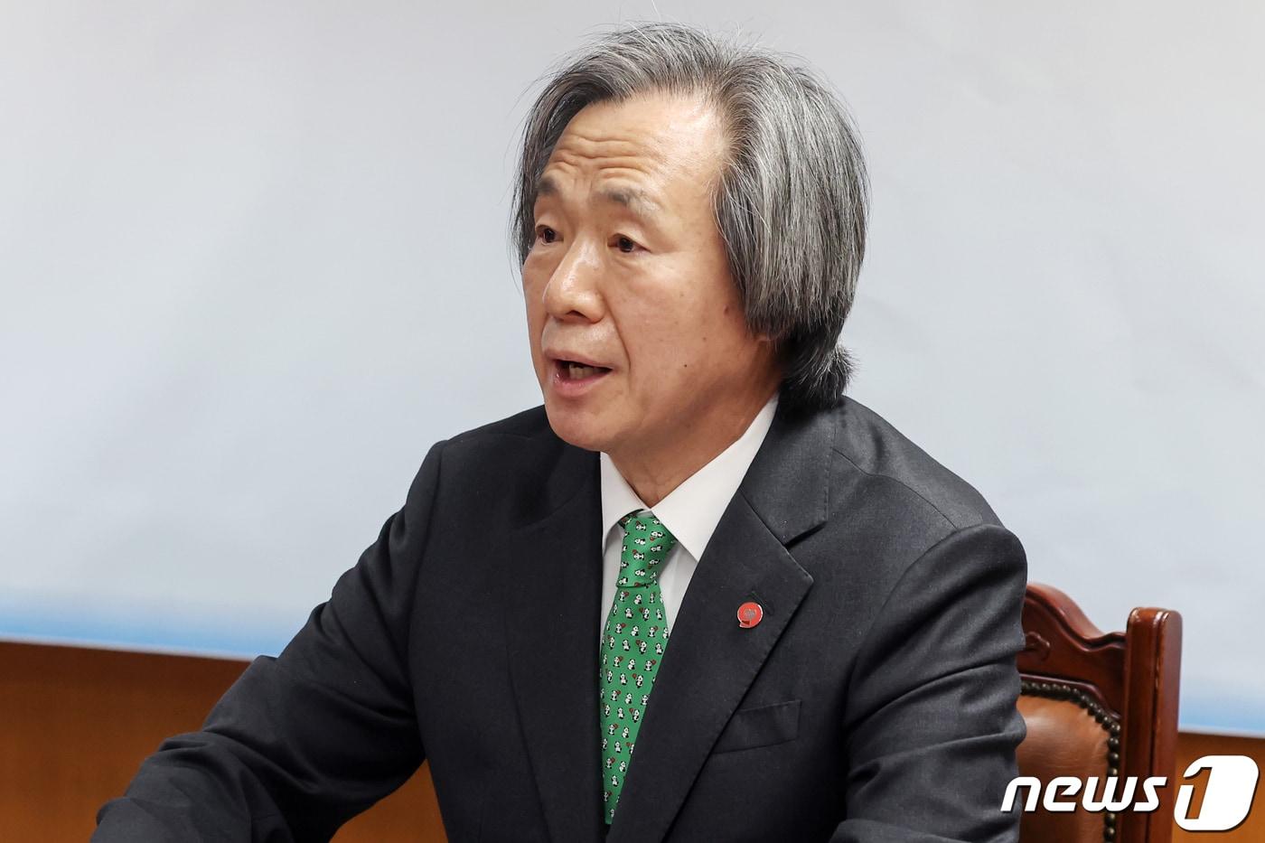 정기석 건강보험공단 이사장. 2024.1.11/뉴스1 ⓒ News1 민경석 기자