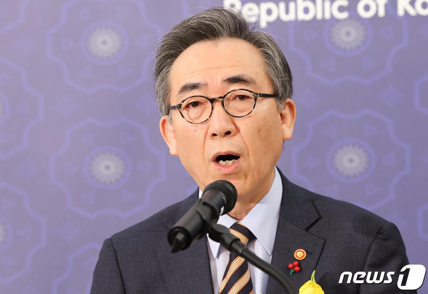 본문 이미지 - 조태열 외교부 장관./뉴스1 ⓒ News1 허경 기자