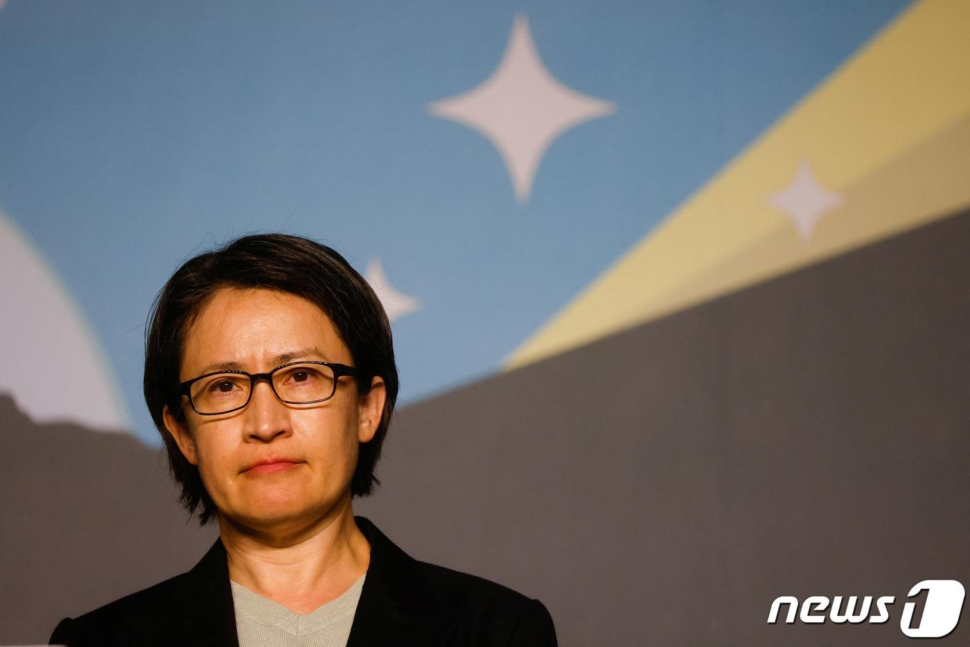 대만 부총통 당선인 샤오메이친. 미국인 어머니와 대만인 아버지 사이에서 태어났다. ⓒ 로이터=뉴스1 ⓒ News1 박형기 