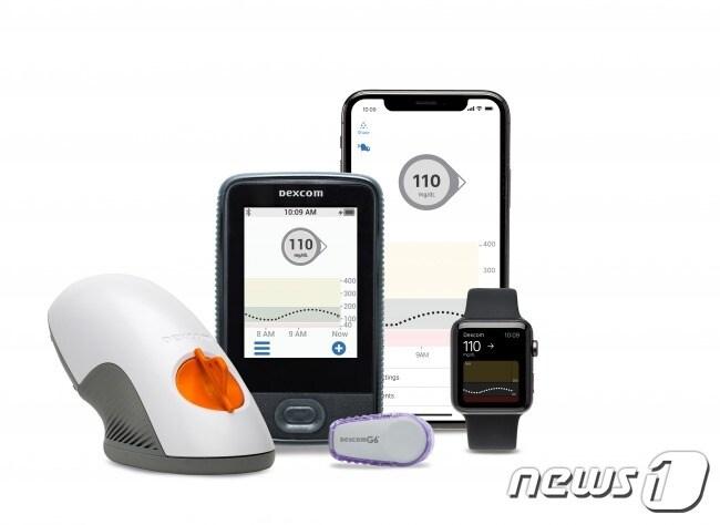 본문 이미지 - 휴온스 연속혈당측정기 덱스콤G6.(휴온스 제공)/뉴스1 ⓒ News1