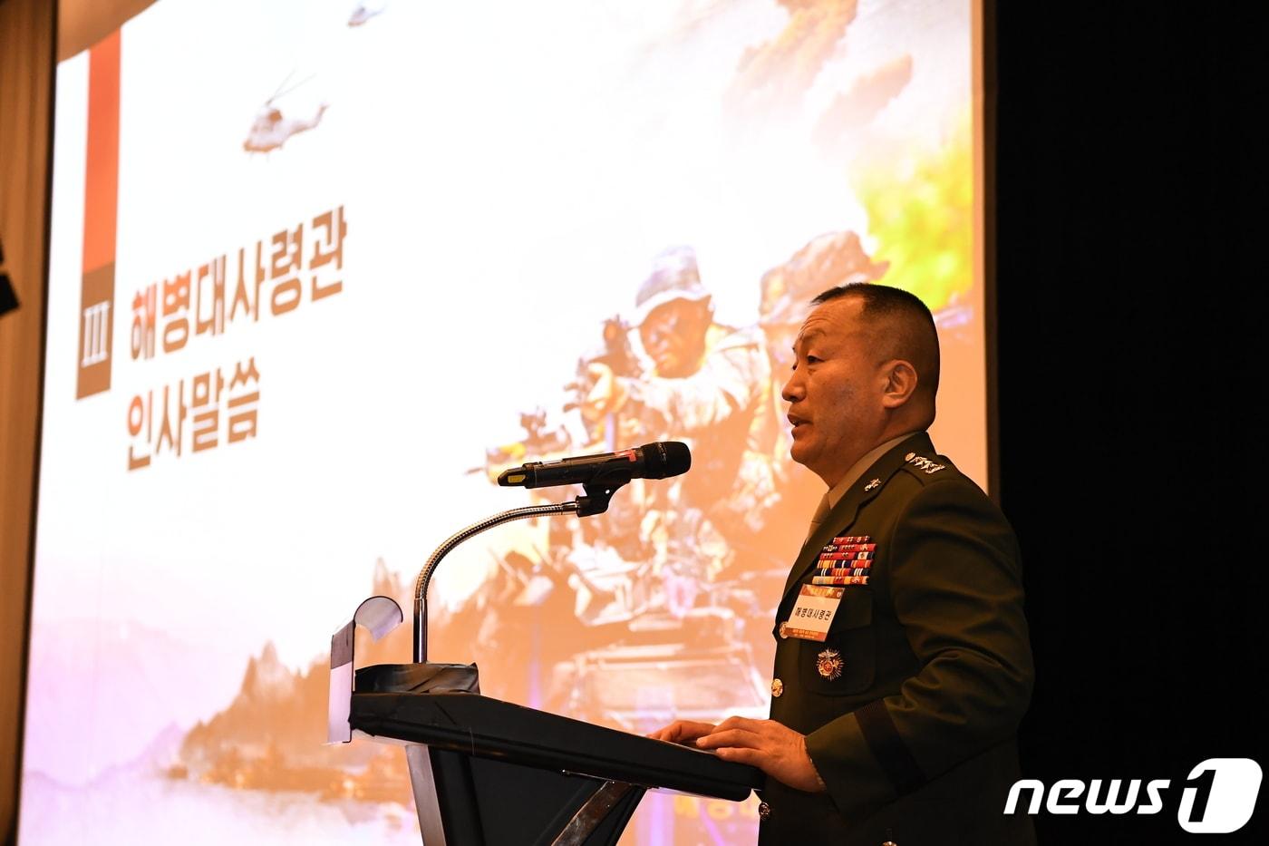 본문 이미지 - 김계환 해병대사령관. (해병대사령부 제공) 2024.1.16/뉴스1
