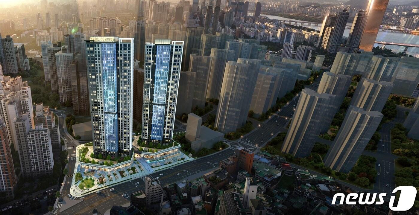 노량진2구역 재개발 사업 조감도.(서울시 제공)