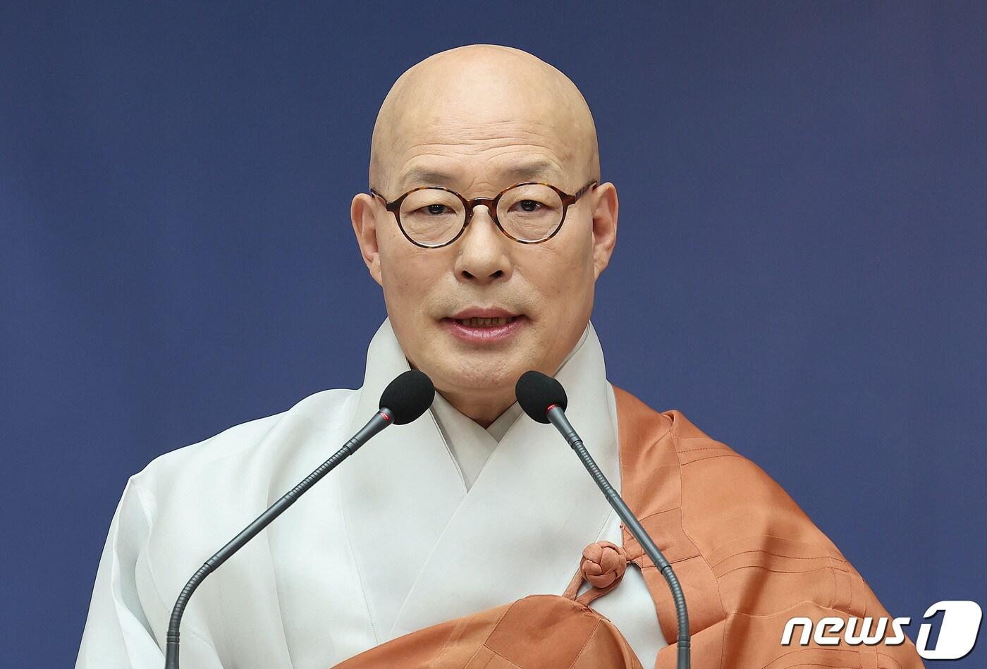 본문 이미지 - 조계종 총무원장 진우스님. 뉴스1 ⓒ News1 박지혜 기자