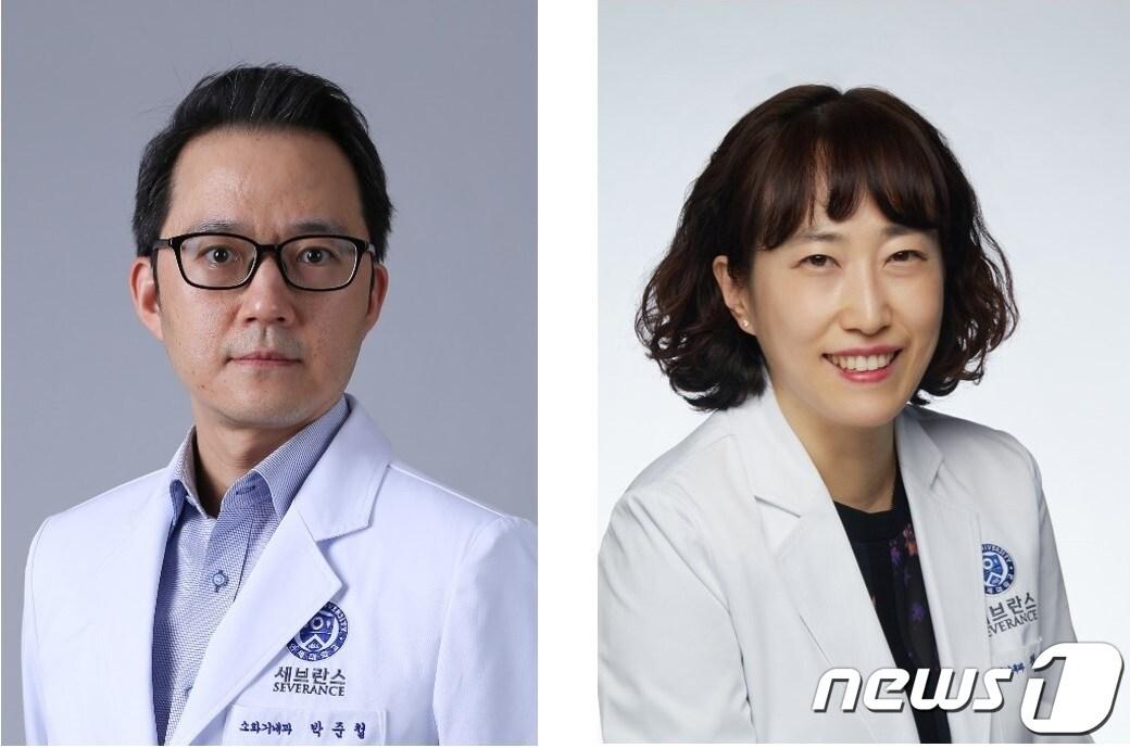 본문 이미지 - (왼쪽부터) 세브란스병원 소화기내과 박준철·정다현 교수. (세브란스병원 제공)