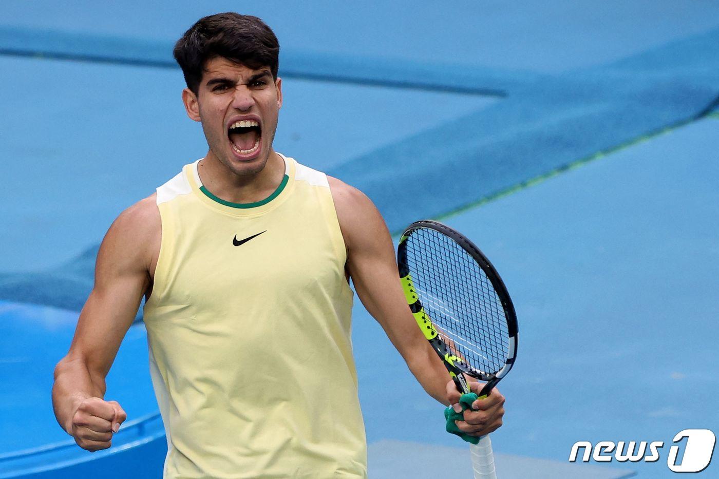 본문 이미지 - 카를로스 알카라스. ⓒ AFP=뉴스1