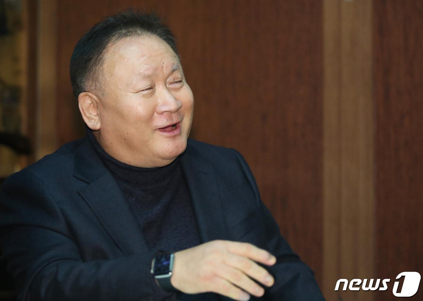 본문 이미지 - 국민의힘에 입당한 이상민 국회의원이 지난 1월 18일 뉴스1과 인터뷰를 하고 있다. 2024.1.18/뉴스1 ⓒ News1 김기태 기자