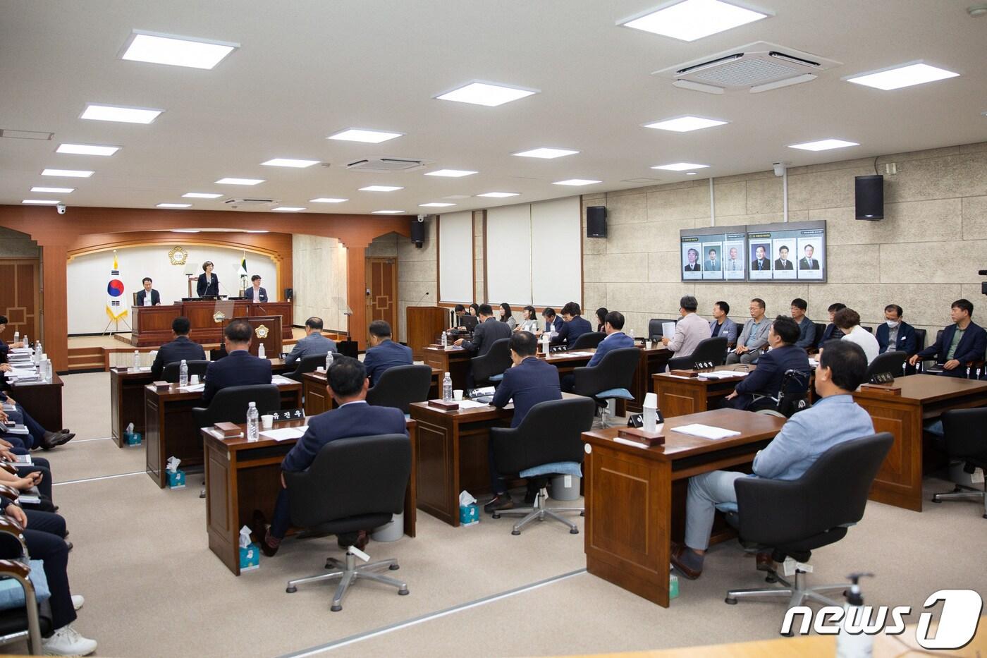 본문 이미지 - 김제시의회 본회의장./뉴스1 DB