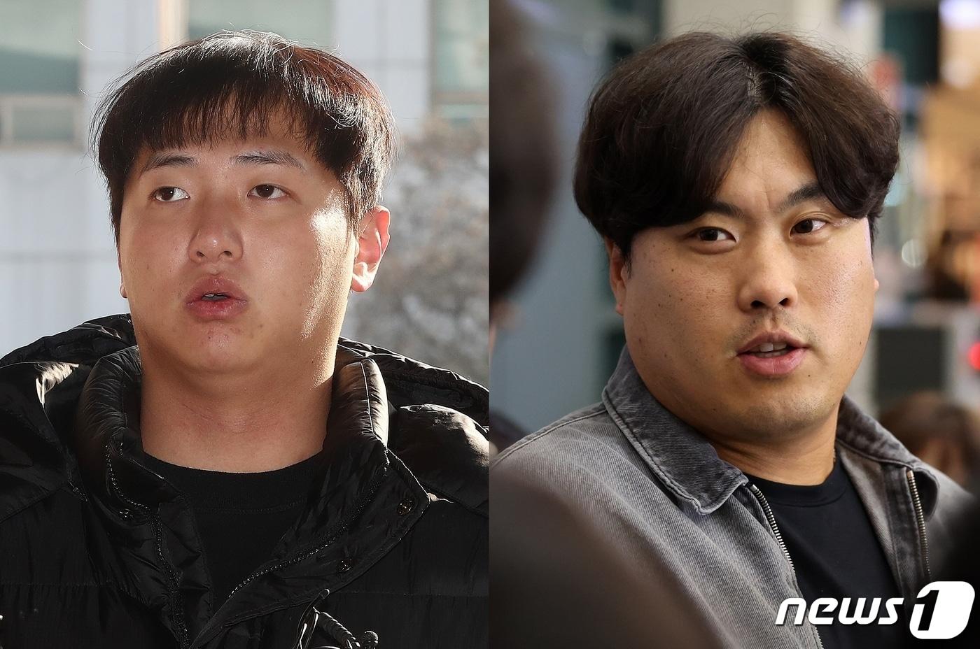 본문 이미지 - 임혜동(왼쪽), 류현진. ⓒ News1 DB