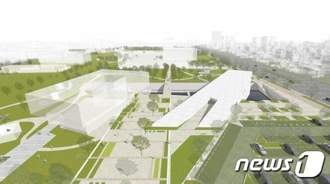 본문 이미지 - ‘한국문화원형 콘텐츠 체험전시관’ 조감도/뉴스1