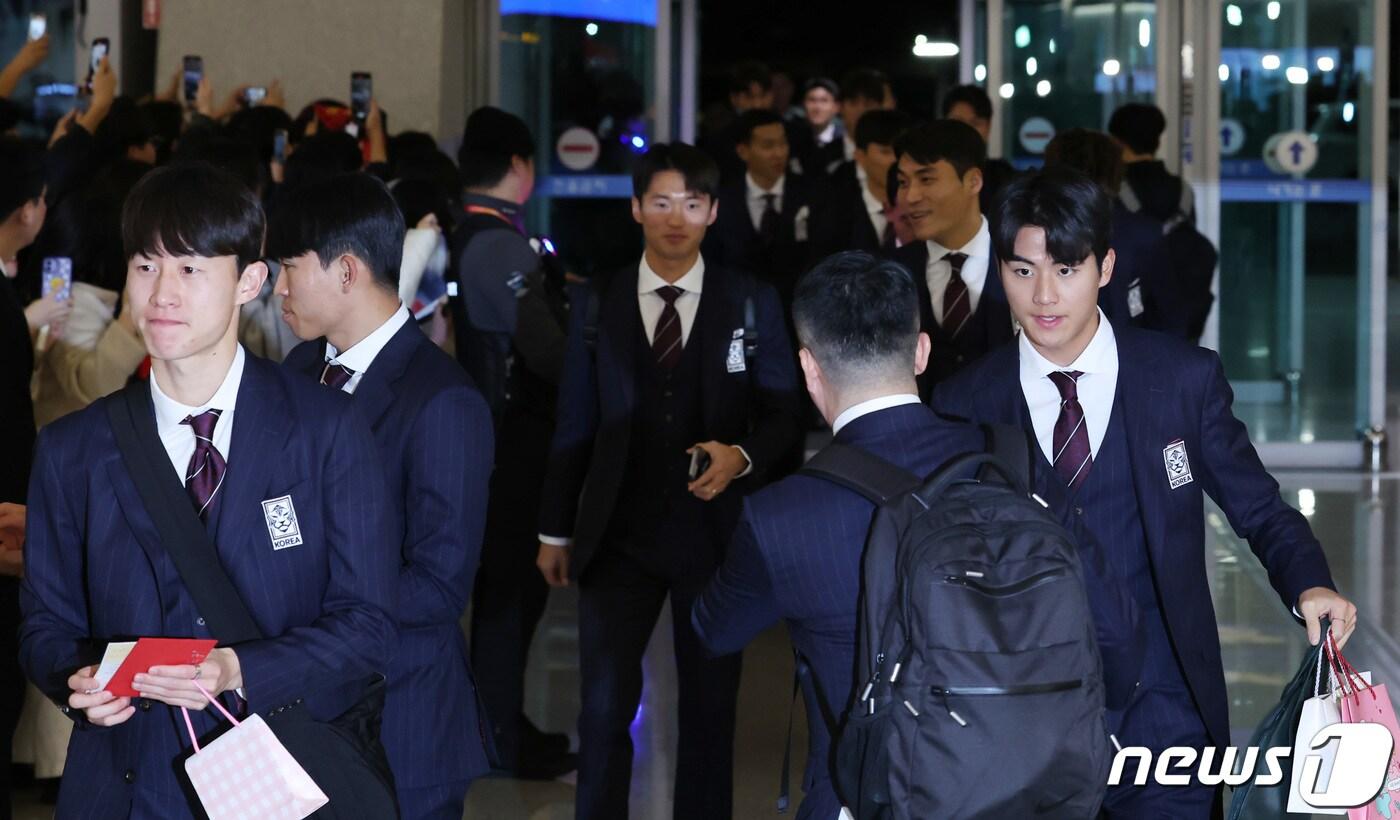 본문 이미지 - 대한민국 축구 국가대표팀. /뉴스1 ⓒ News1 김민지 기자