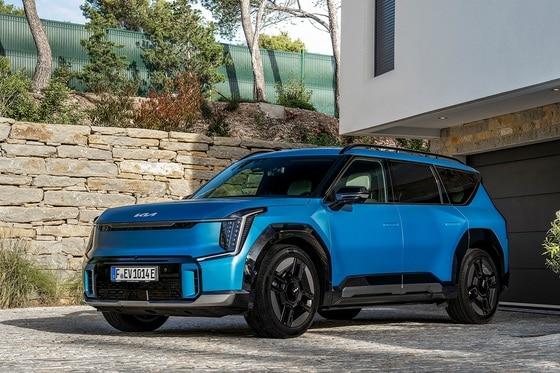 본문 이미지 - 대형 전기차 SUV 기아 EV9. (기아 제공) 2024.1.21/뉴스1
