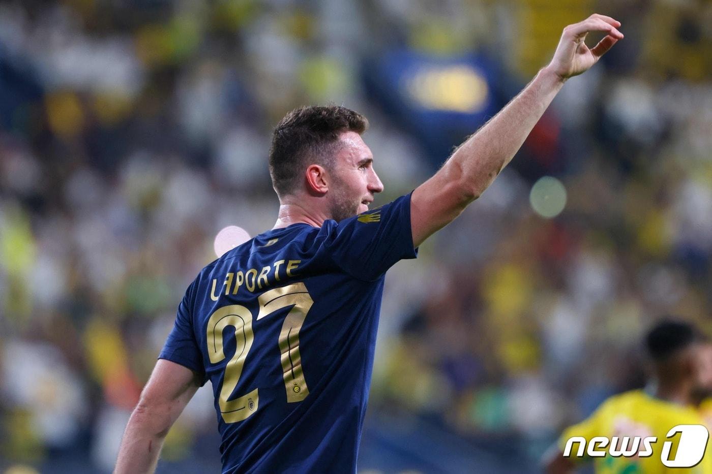 알나스르 수비수 라포르테. ⓒ AFP=뉴스1