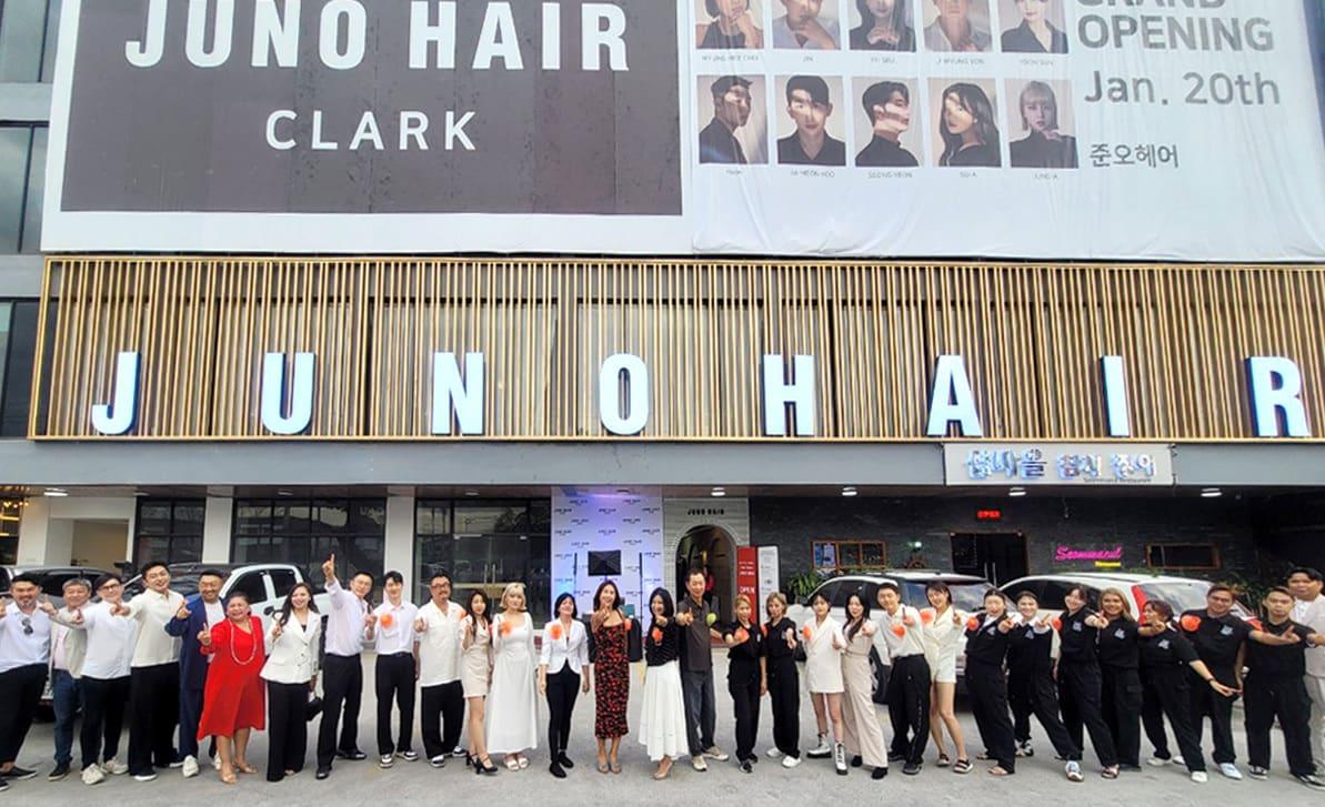 본문 이미지 - 준오헤어는 20일 첫 해외 직영 매장으로 필리핀 클락에 1호점을 오픈했.(준오헤어제공)