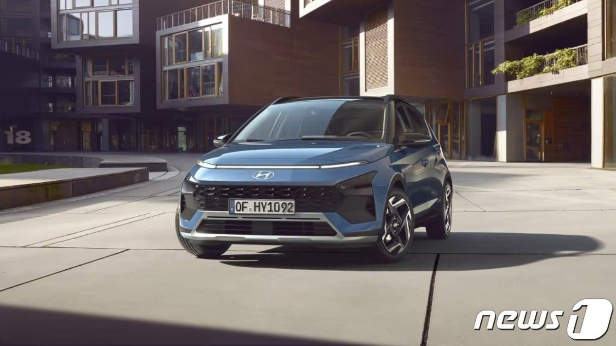 본문 이미지 -  현대차의 유럽 전략 모델 '더 뉴 바이욘'(현대차 유럽법인)