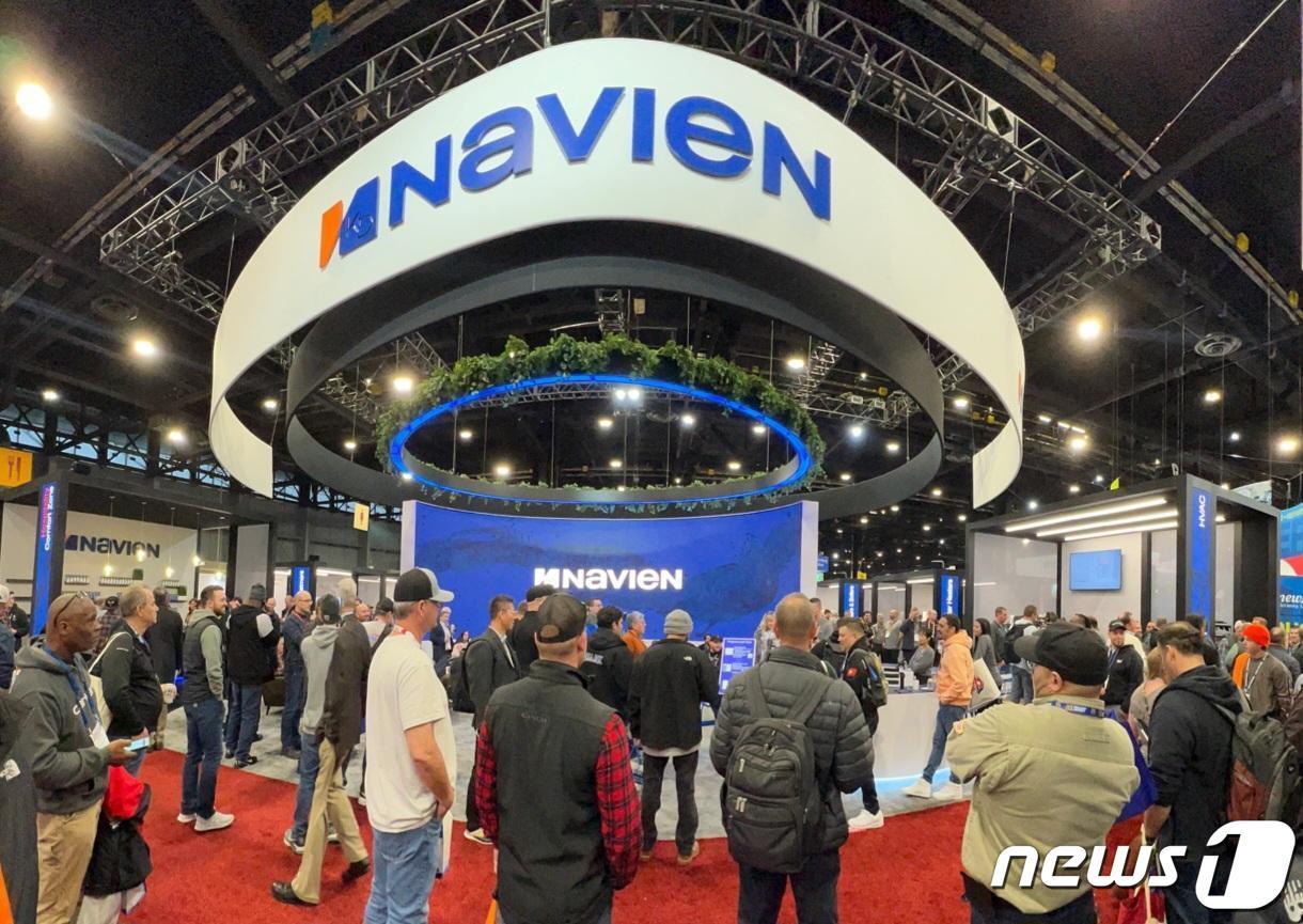 본문 이미지 - 경동나비엔 AHR 2024 부스(경동나비엔 제공) 