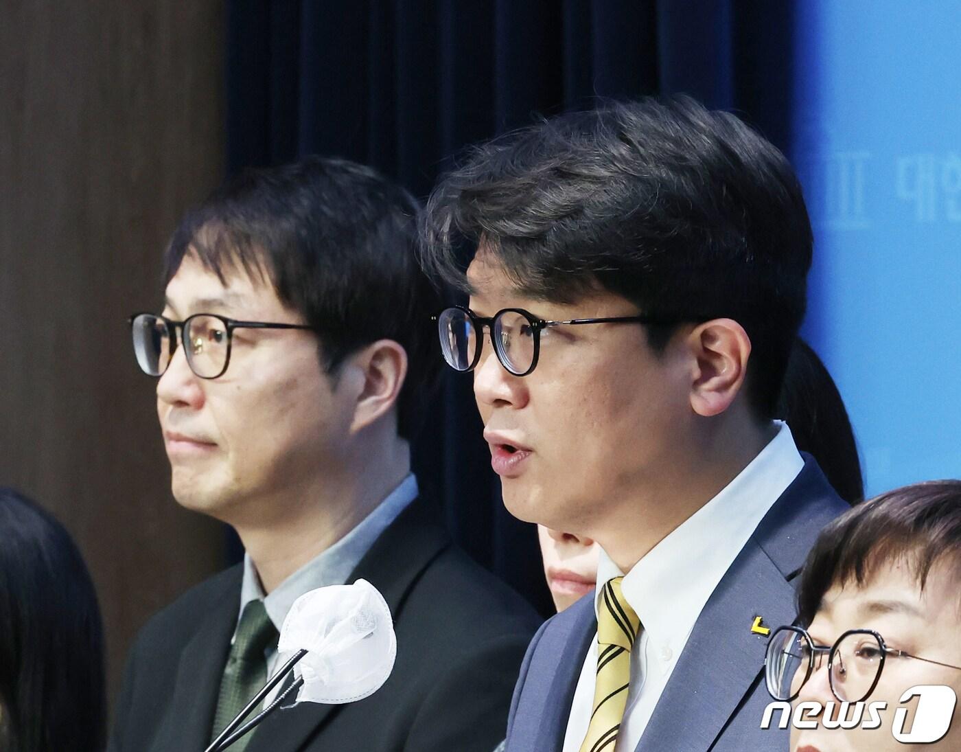본문 이미지 - 김준우 정의당 비상대책위원장. 뉴스1 ⓒ News1 송원영 기자