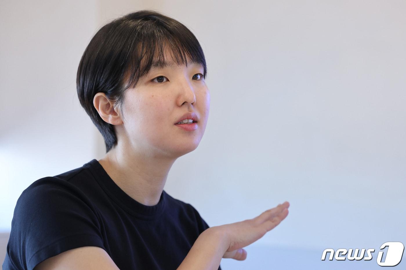 본문 이미지 - 임혜민 크리에이트립 대표가 23일 서울 강남구 크리에이트립에서 뉴스1과 인터뷰를 하고 있다. 2024.1.23/뉴스1 ⓒ News1 신웅수 기자