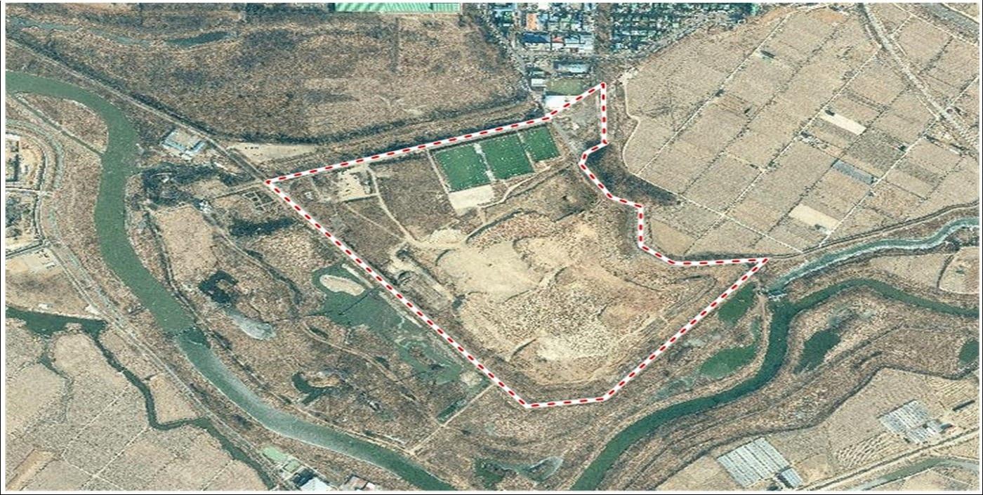 경기도가 오는 2026년까지 안산시화 쓰레기매립지(사진)에 도민들의 힐링·소통공간인 경기도 지방정원을 조성한다.(경기도 제공)