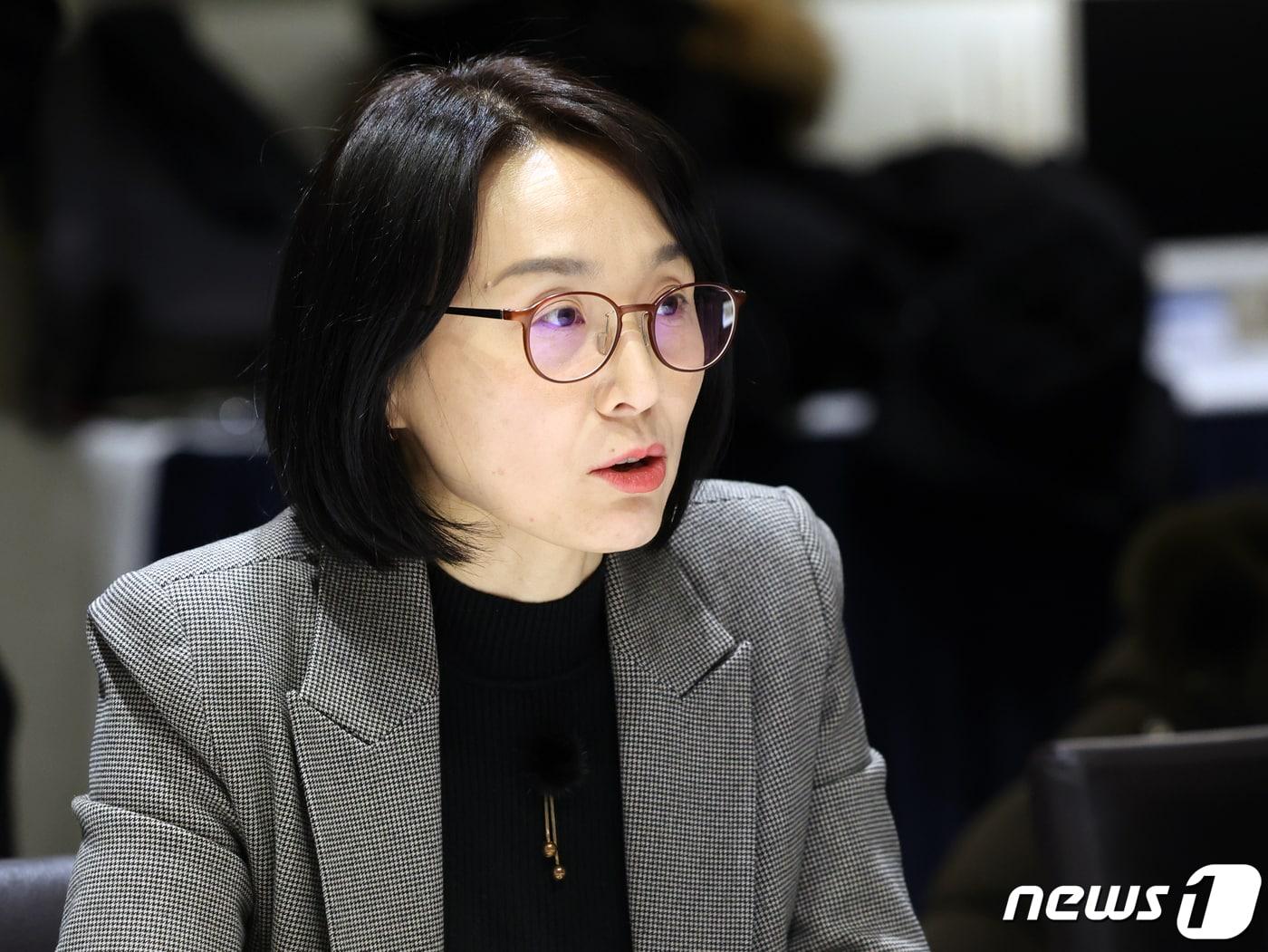 본문 이미지 - 정경실 보건복지부 보건의료정책실장. 2024.1.24 ⓒ 뉴스1 황기선 기자