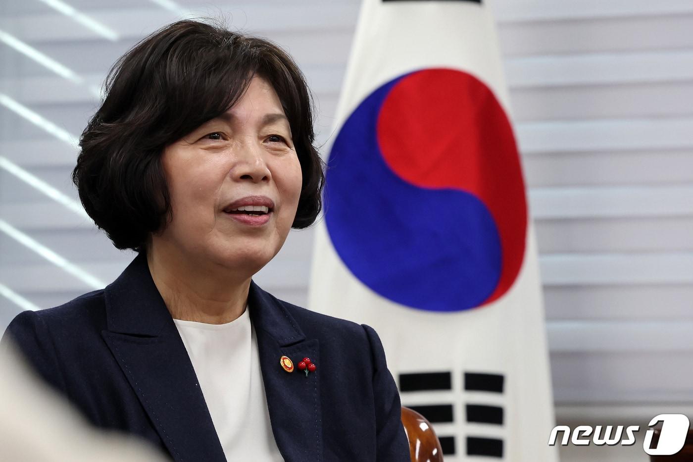 본문 이미지 - 강정애 국가보훈부 장관. 2024.1.25/뉴스1 ⓒ News1 이동해 기자