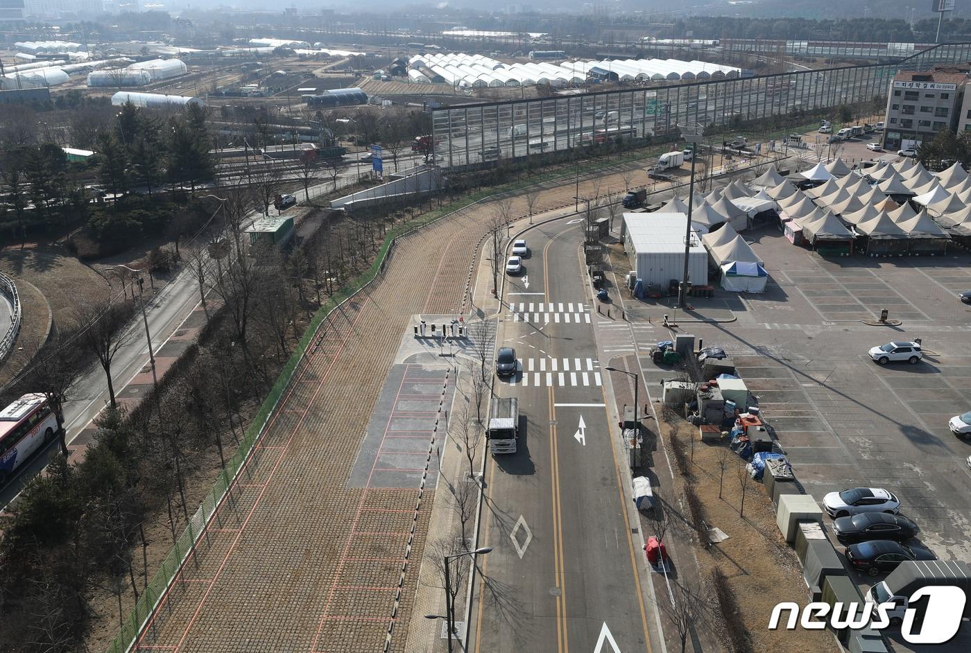 경기 성남시 중원구 모란 제2공영주차장의 모습. 2024.1.26/뉴스1 ⓒ News1 김영운 기자