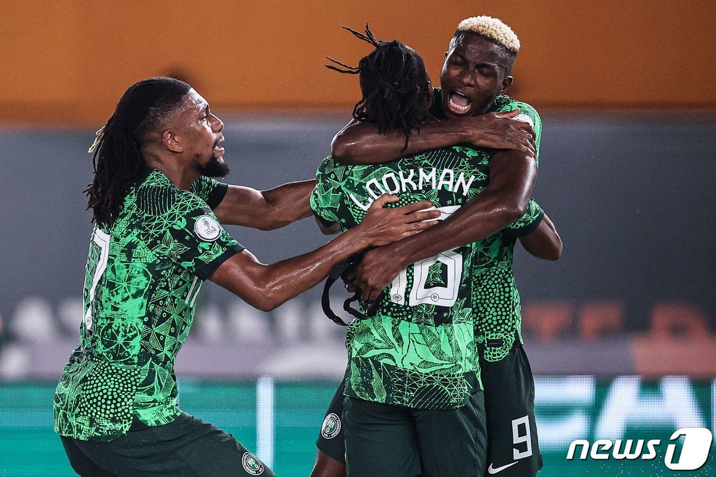 나이지리아 선수들. ⓒ AFP=뉴스1