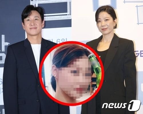 본문 이미지 - 이선균, 전혜진 부부. 이선균을 협박한 박모씨(가운데). ⓒ 뉴스1