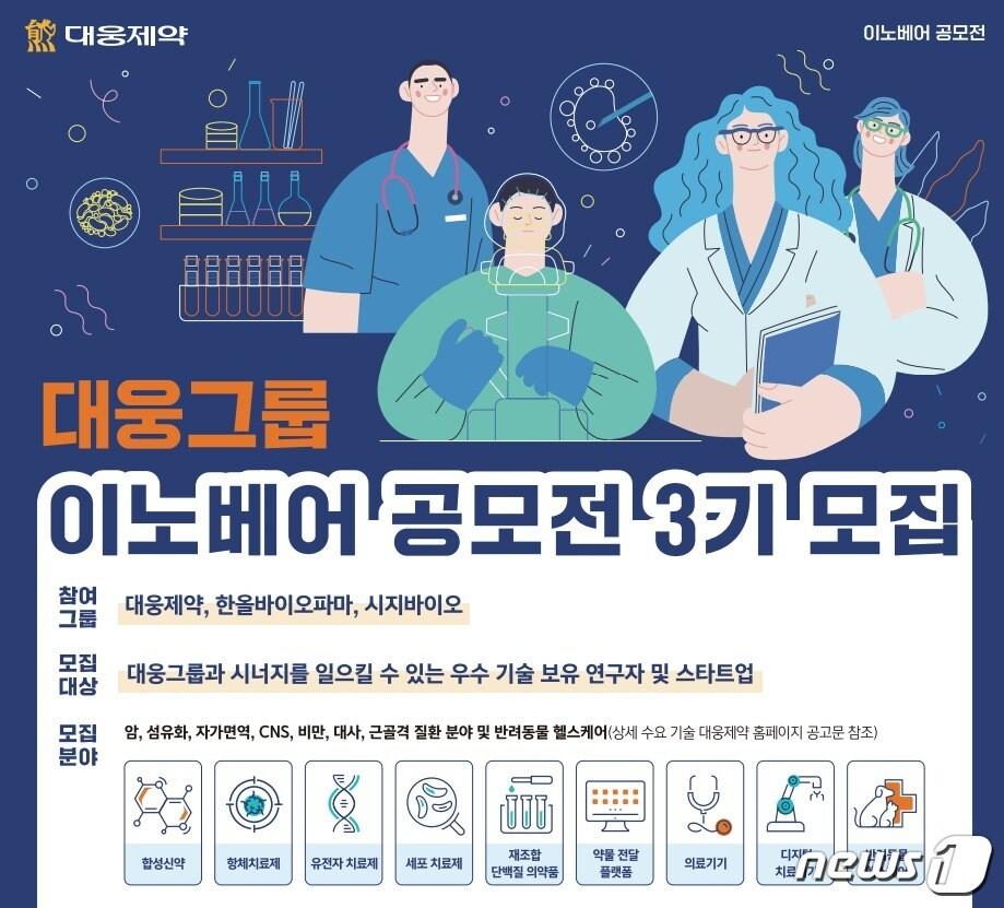본문 이미지 - 대웅제약이 이노베어 공모전 3기를 모집한다.(대웅제약 제공)/뉴스1 ⓒ News1