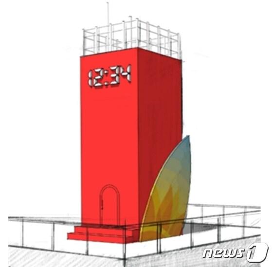 본문 이미지 - 신설 양양 인구 등대 조감도.(동해지방해양수산청 제공) 2024.1.3/뉴스1