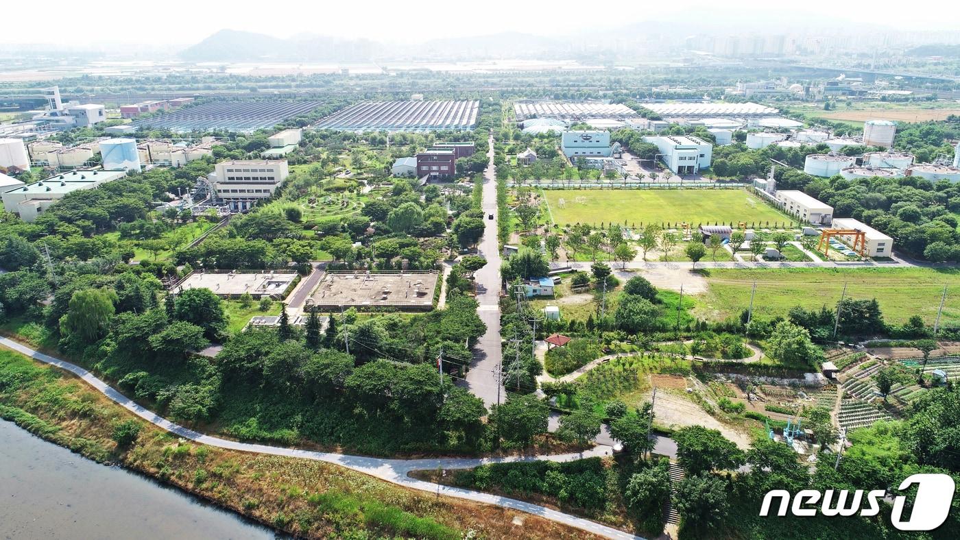 광주환경공단 항공사진 전경.(광주환경공단 제공)/뉴스1 ⓒ News1 박준배 기자