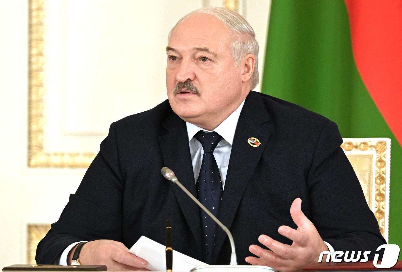 알렉산드르 루카셴코 벨라루스 대통령. 2024.1.30 ⓒ AFP=뉴스1 ⓒ News1 우동명 기자