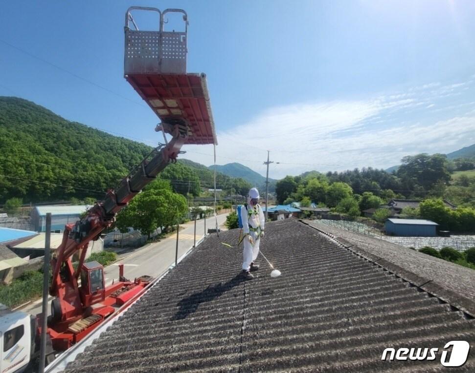 본문 이미지 - 슬레이트 철거 사업.(뉴스1/DB)