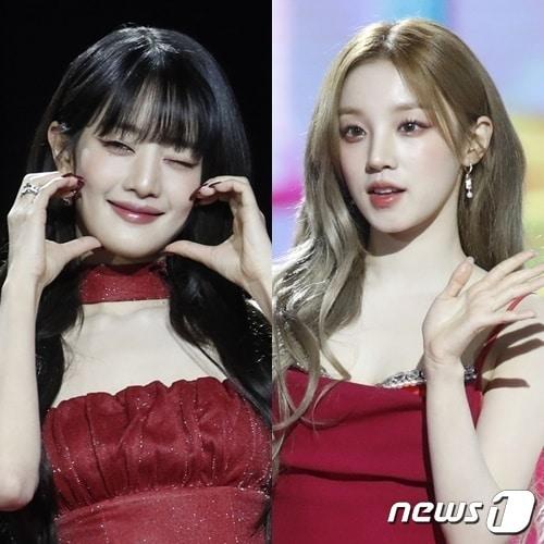 본문 이미지 - &#40;여자&#41;아이들 민니&#40;왼쪽&#41; 우기