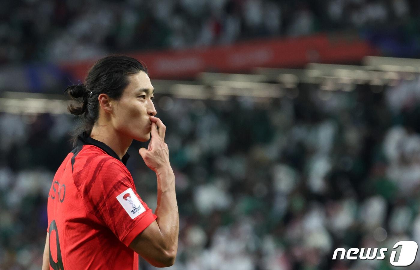 축구대표팀 공격수 조규성. /뉴스1 ⓒ News1 김성진 기자