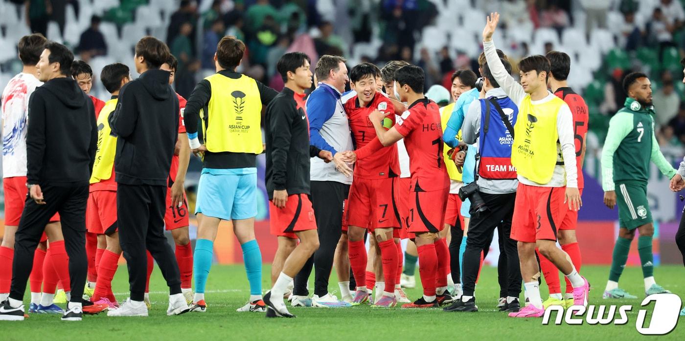 대한민국 축구대표팀 선수들/뉴스 ⓒ News1 김성진 기자