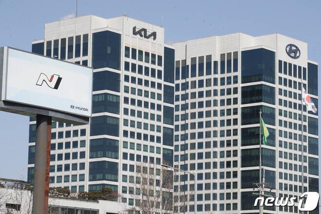 본문 이미지 - 서울 서초구 양재동 현대자동차·기아 본사. 2023.3.2 뉴스1 ⓒ News1 임세영 기자