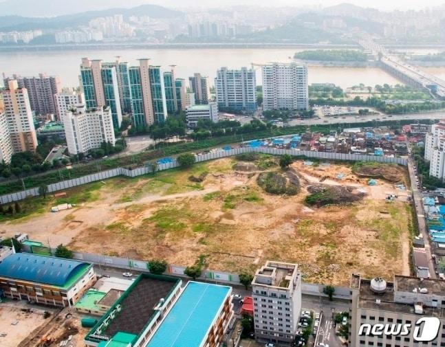본문 이미지 - 서울 용산구 아세아아파트 특별계획구역 주택건설사업 현장(용산구 제공).ⓒ 뉴스1