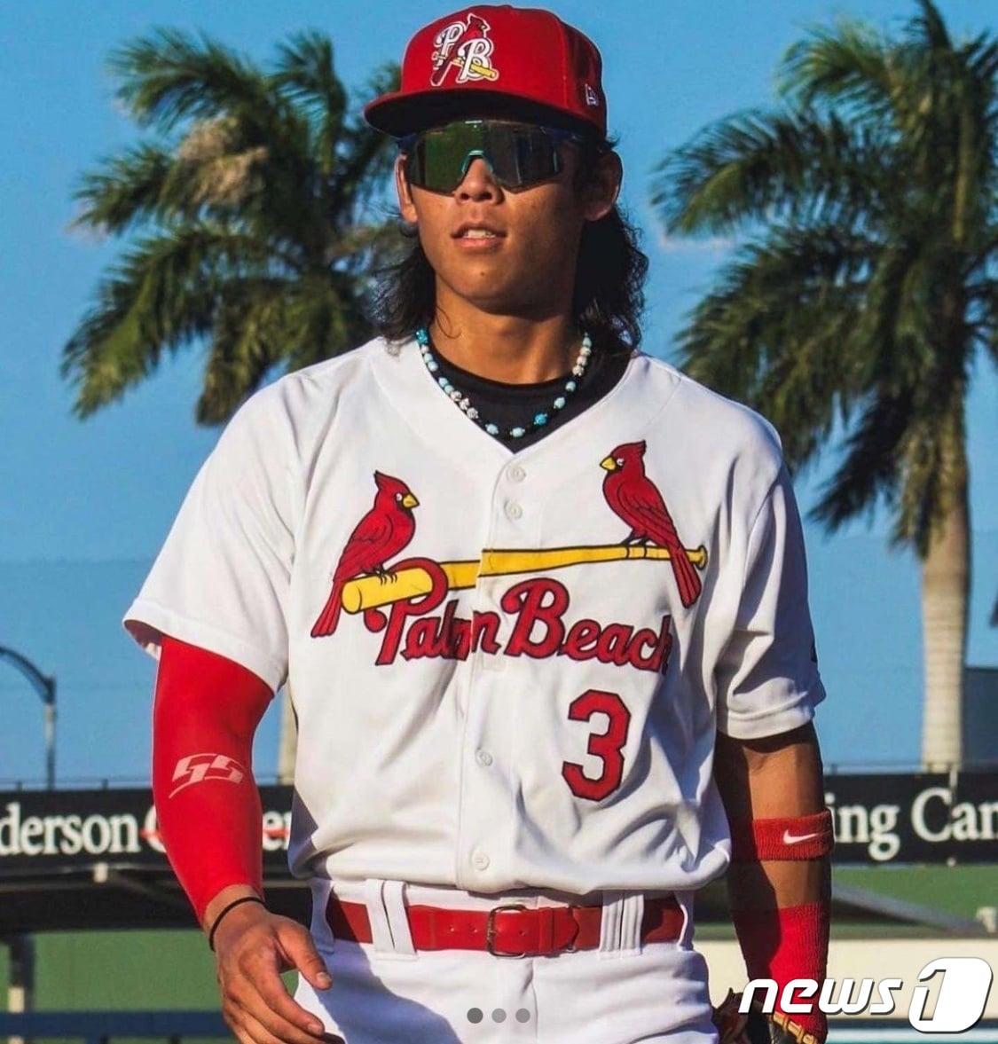 본문 이미지 - 세인트루이스 카디널스 소속 조원빈.(조원빈 인스타그램 캡처)  선수