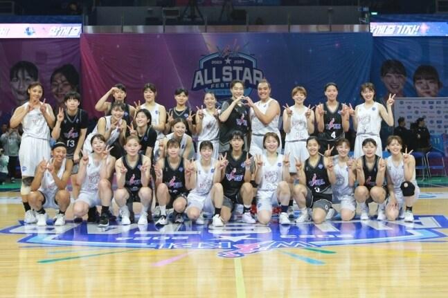 본문 이미지 - WKBL 라이징스타가 일본 라이징스타와 맞대결을 펼쳤으나 패했다. (WKBL 제공)