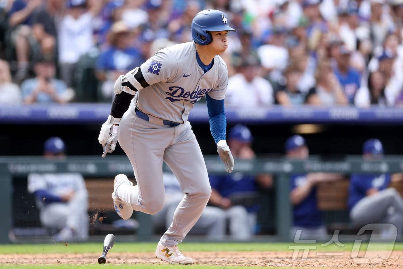 본문 이미지 - 올 시즌 가장 많은 유니폼이 팔린 다저스 오타니. ⓒ AFP=뉴스1