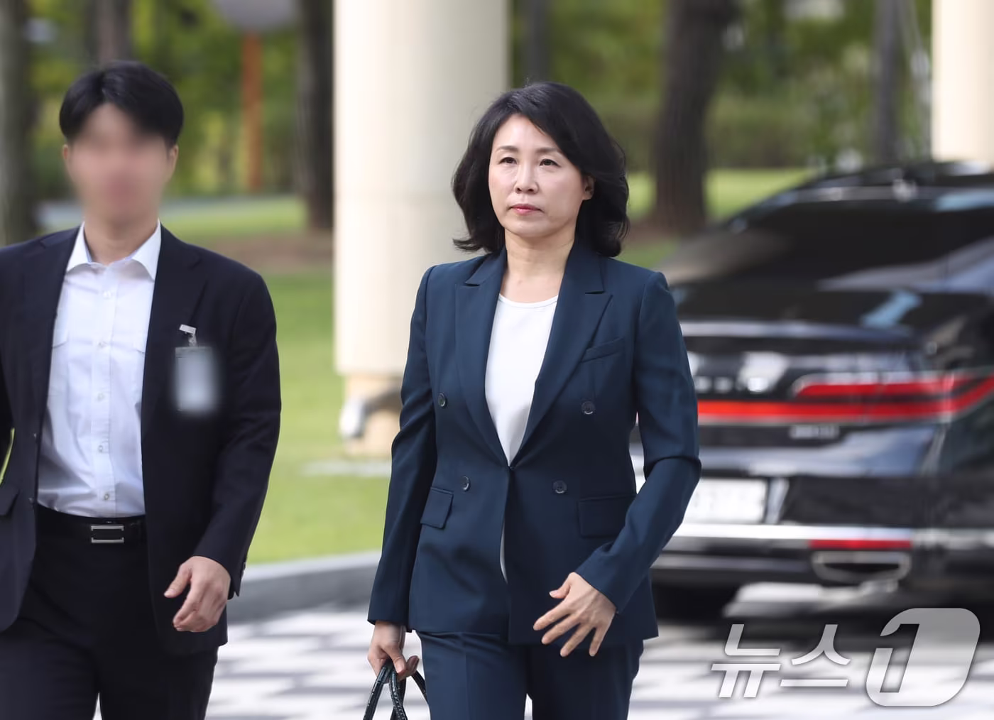 본문 이미지 - 이재명 더불어민주당 대표 배우자 김혜경 씨. 2024.10.10/뉴스1 ⓒ News1 김영운 기자